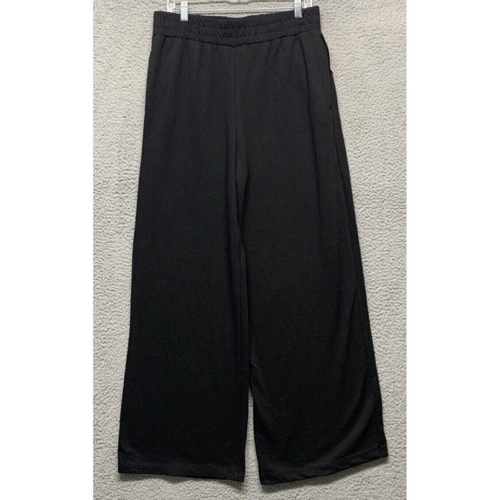 Wild Fable Women’s Sweatpants Size 2X Comfortable Black Pockets Wide Leg NEW NWT